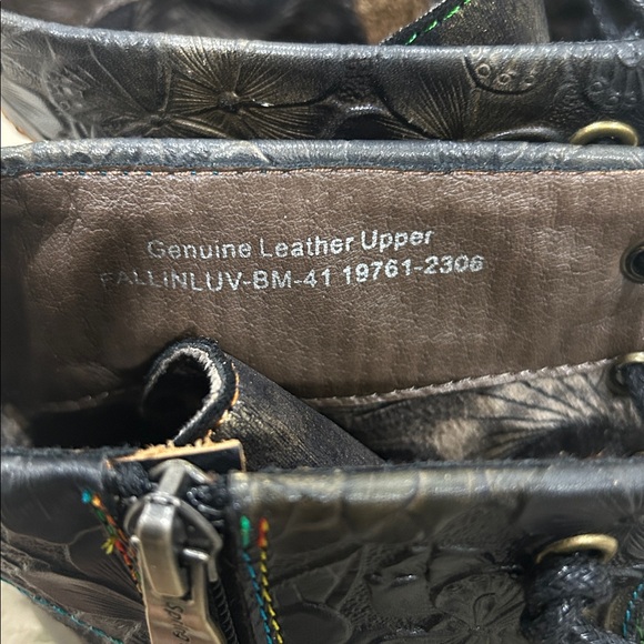 NWOBox Spring Step L’Artiste Black and Brown Boots size 9.5 - Picture 10 of 10